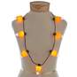 Jumbo Candy Corn Halloween Light-Up Necklace, 17", , large image number 1
