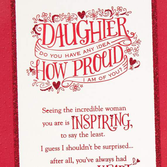 A Full Heart Valentine's Day Card for Daughter, , large image number 4