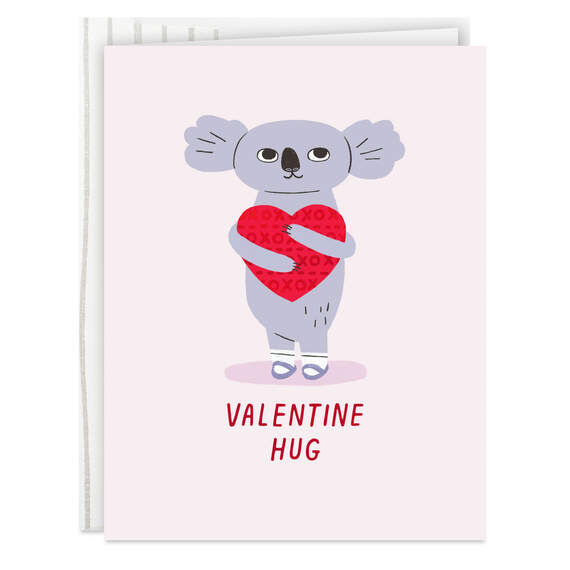 Valentine Hug for You Valentine's Day Card