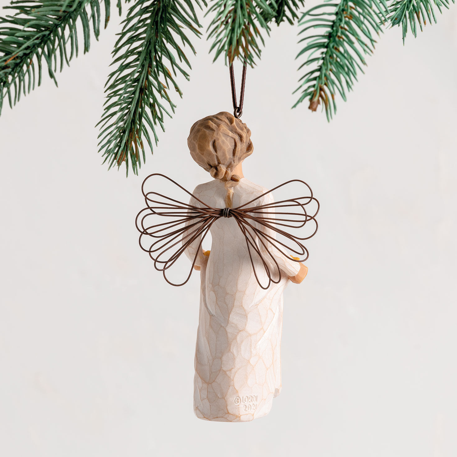 Willow Tree Sunshine Angel Ornament, 4" H for only USD 26.99 | Hallmark