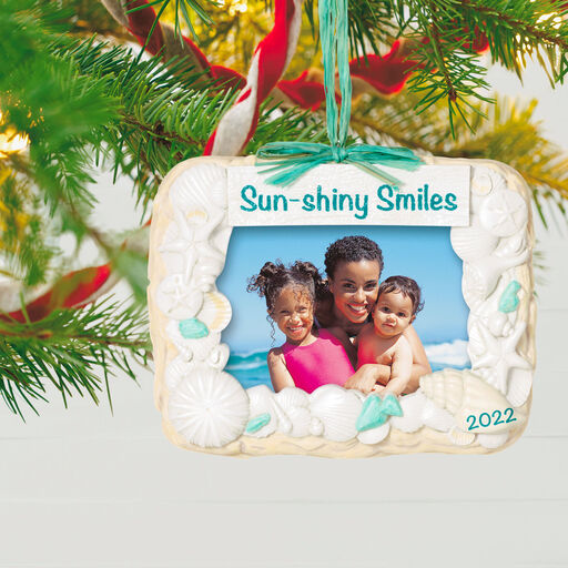 Sunshiny Smiles 2022 Photo Frame Ornament, 