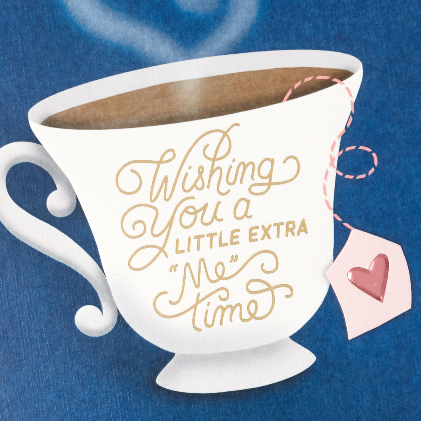 Mug of Tea on Blue Mother's Day Card Card Front Detail image number 5