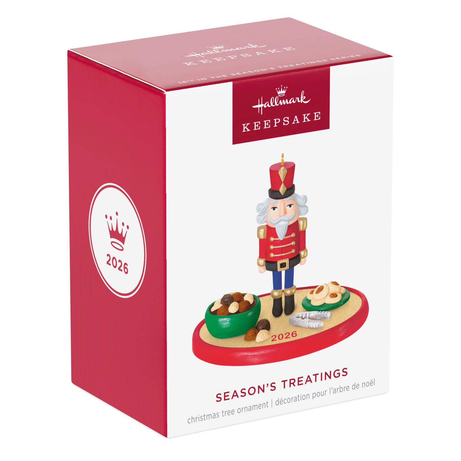 Nutcracker and Bowl of Nuts Keepsake Ornament Package Front image number 7