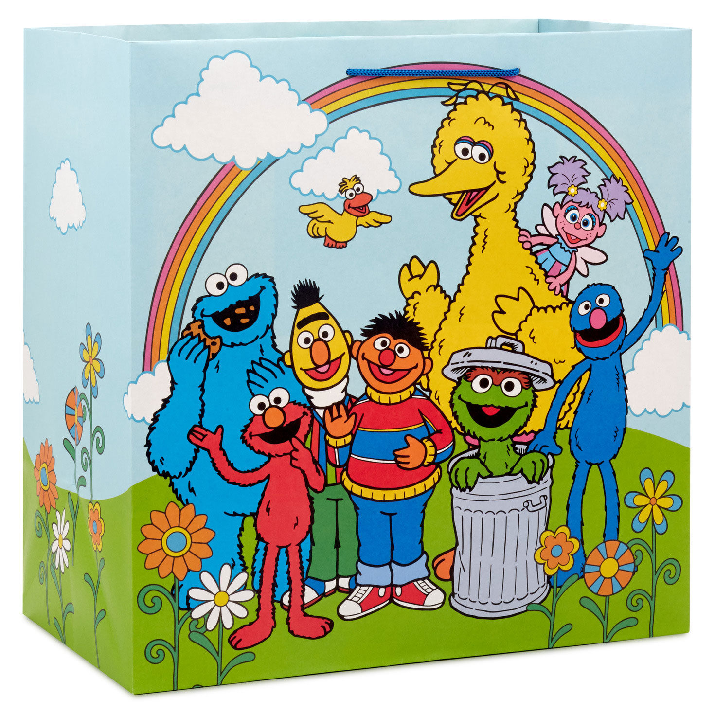 15" Sesame Street Friends Under Rainbow Extra-Deep Gift Bag for only USD 5.49 | Hallmark
