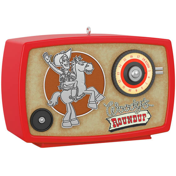 Disney/Pixar Toy Story 2 Woody's Roundup Radio Ornament With Light and Sound, , large image number 1