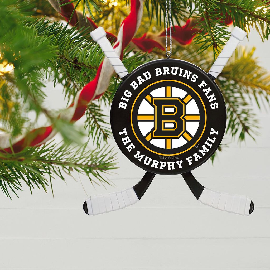 Nhl Hockey Personalized Ornament Boston Bruins Personalized
