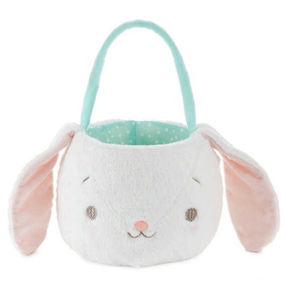 Hoppy Easter Plush Bunny Basket With Sound, , large image number 1