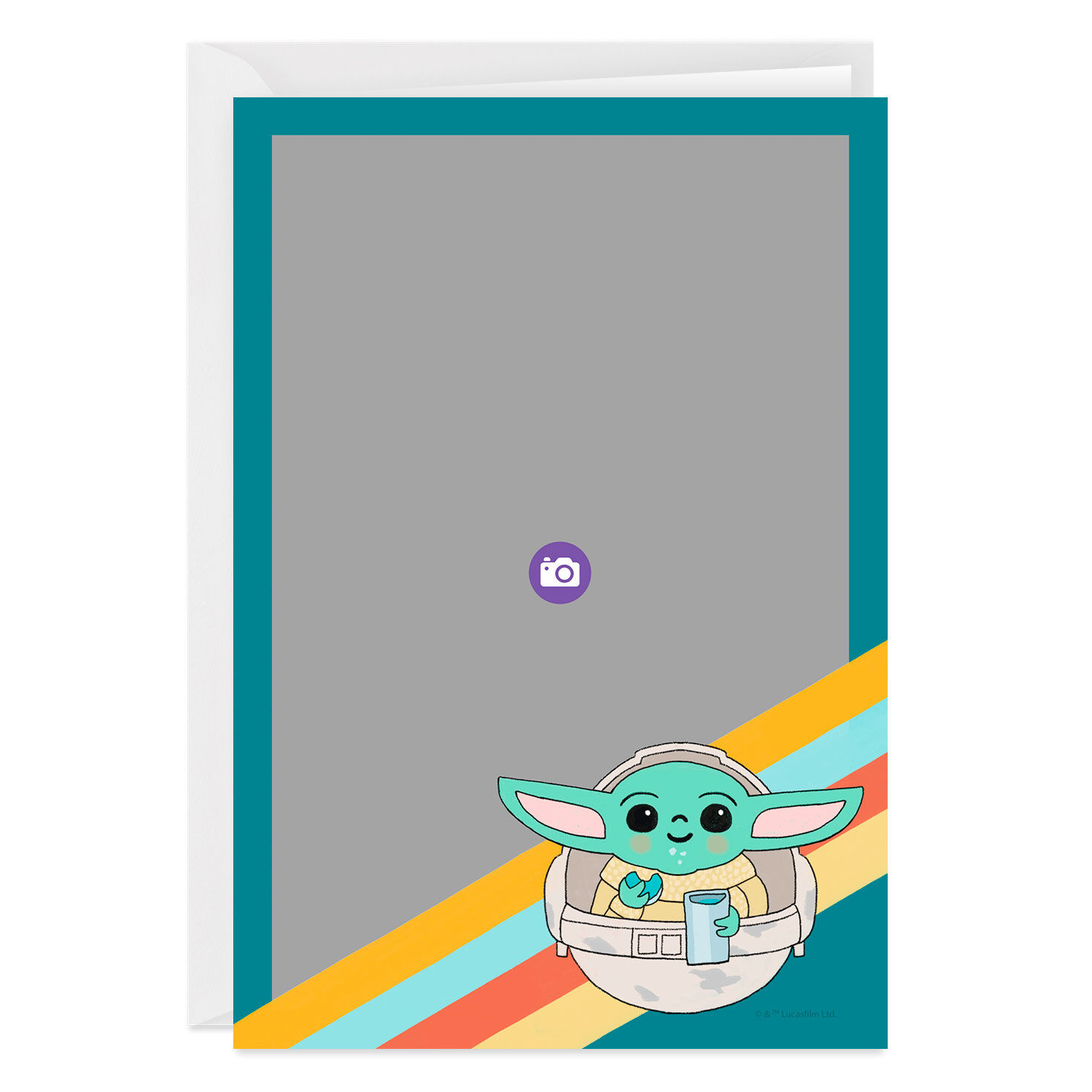 Star Wars: The Mandalorian&trade; Grogu&trade; Frame Photo Card, , large image number 6