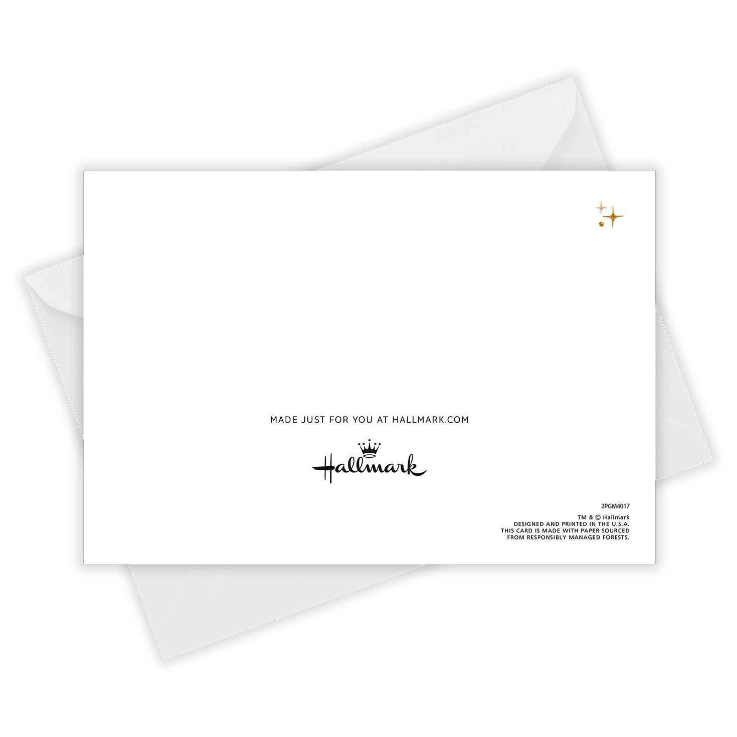 Gold It's Your Day Personalized Birthday Card Open Card with Envelope indicating personalization image number 5