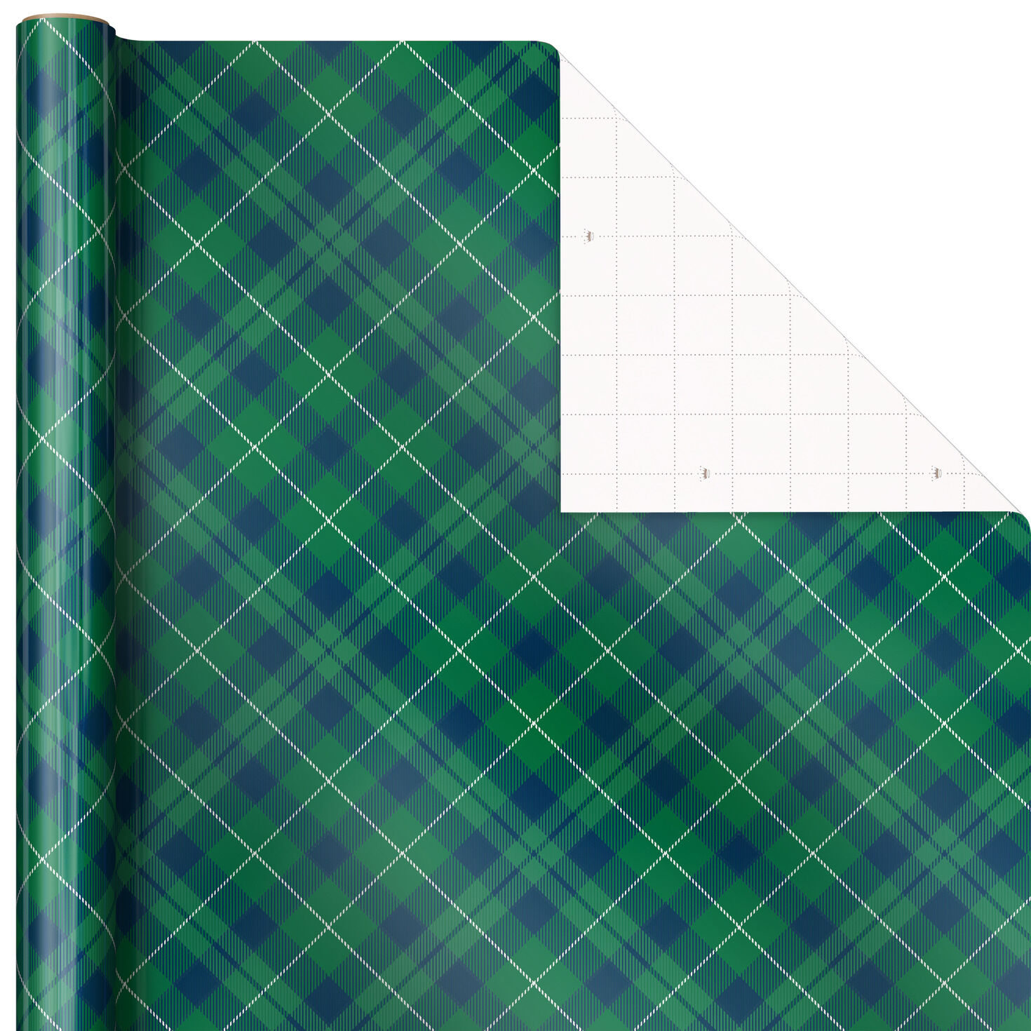 Deer, Plaid and Wreaths Assorted Foil Gift Wrap  image number 6