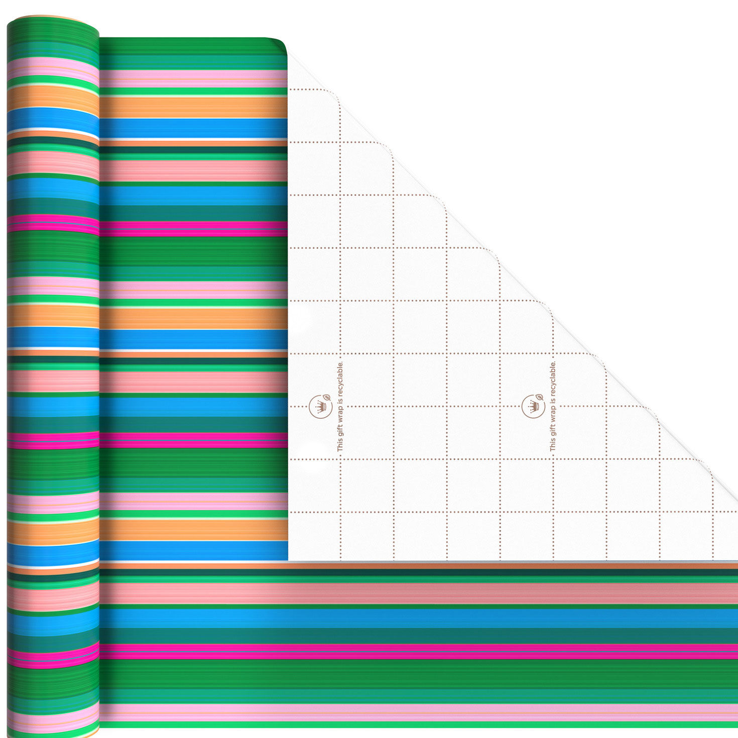 Fun Designs 3-Pack Assorted Wrapping Paper Mini Roll Bundle, 45 sq. ft. total, , large image number 4