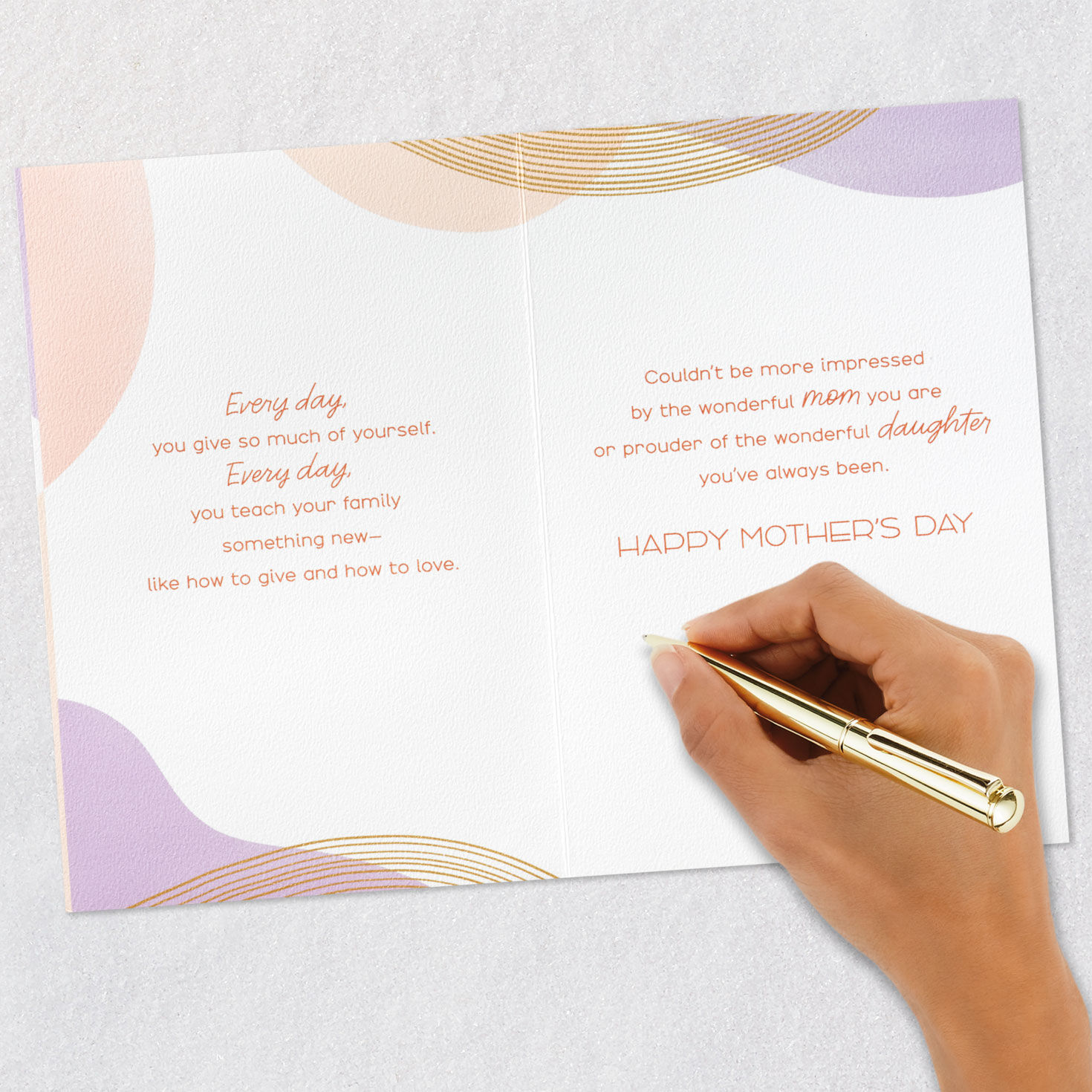 You Fill Each Day With Love Mother's Day Card for Daughter, , large image number 7