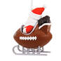 NFL Cleveland Browns Santa Football Sled Hallmark Ornament, , large image number 5