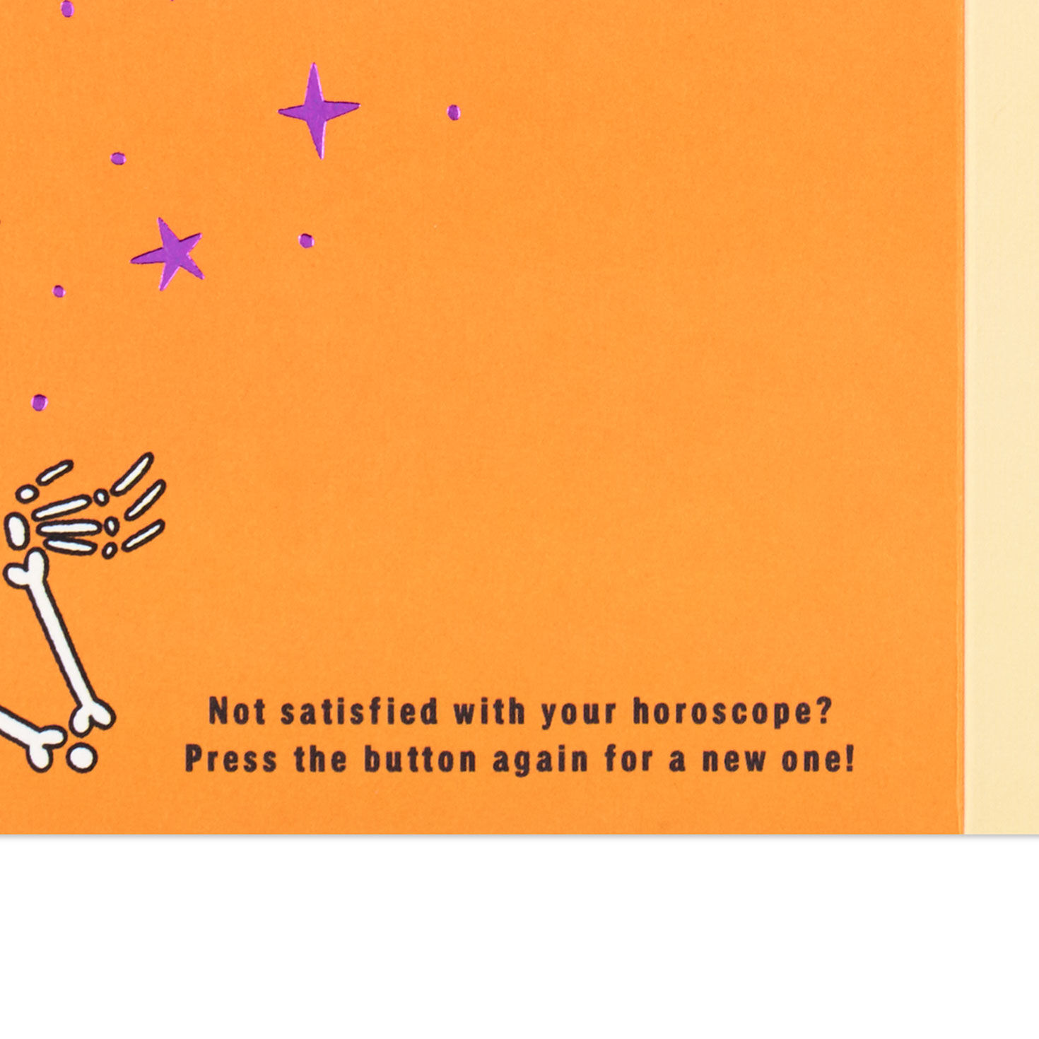 Horoscope Spinner Funny Halloween Card With Sound Instructions image number 3