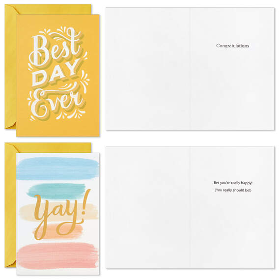 Inspired Modern Boxed Assorted Congratulations Cards, Pack of 24, , large image number 4