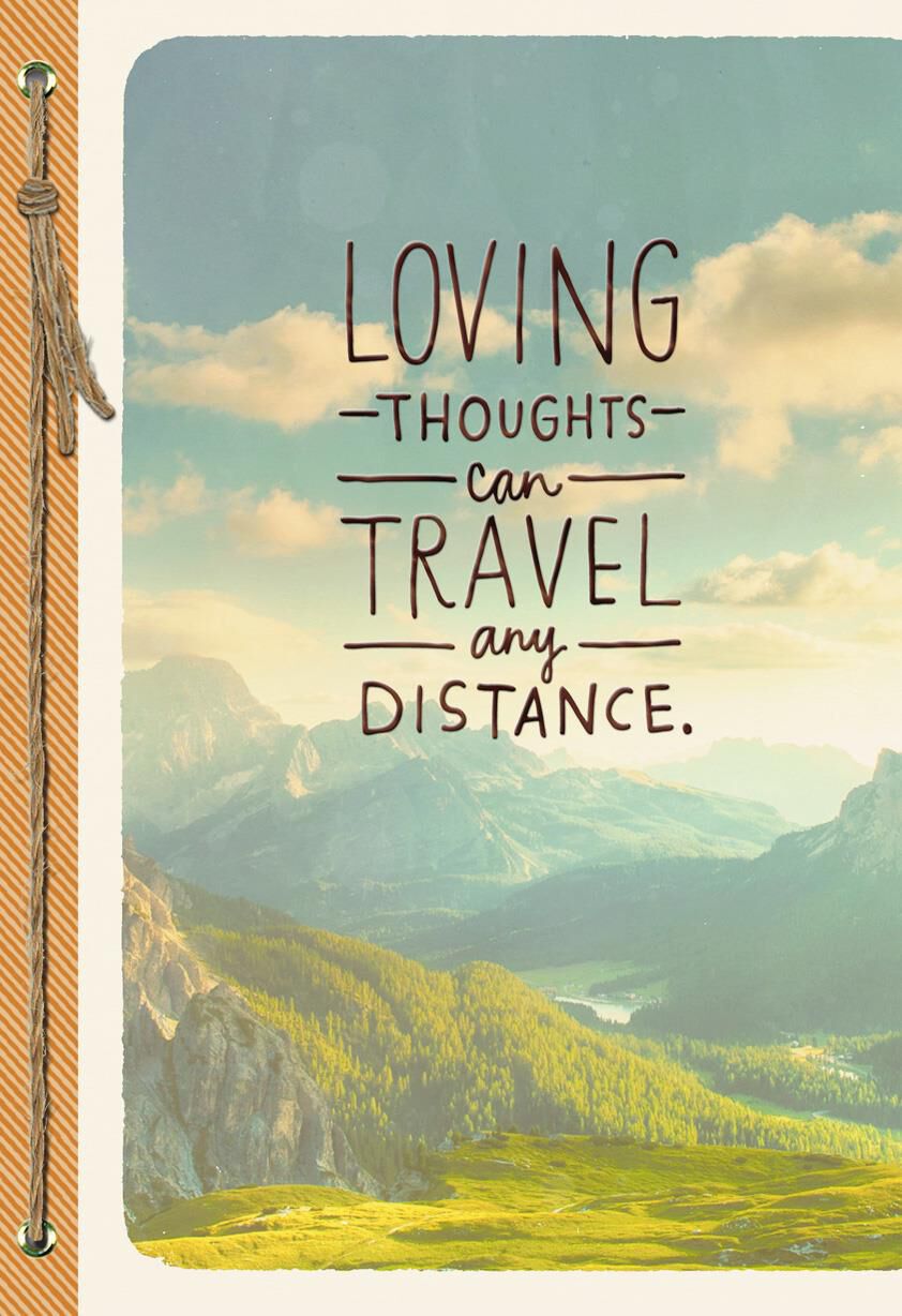 Across the Distance Birthday Card for Grandson