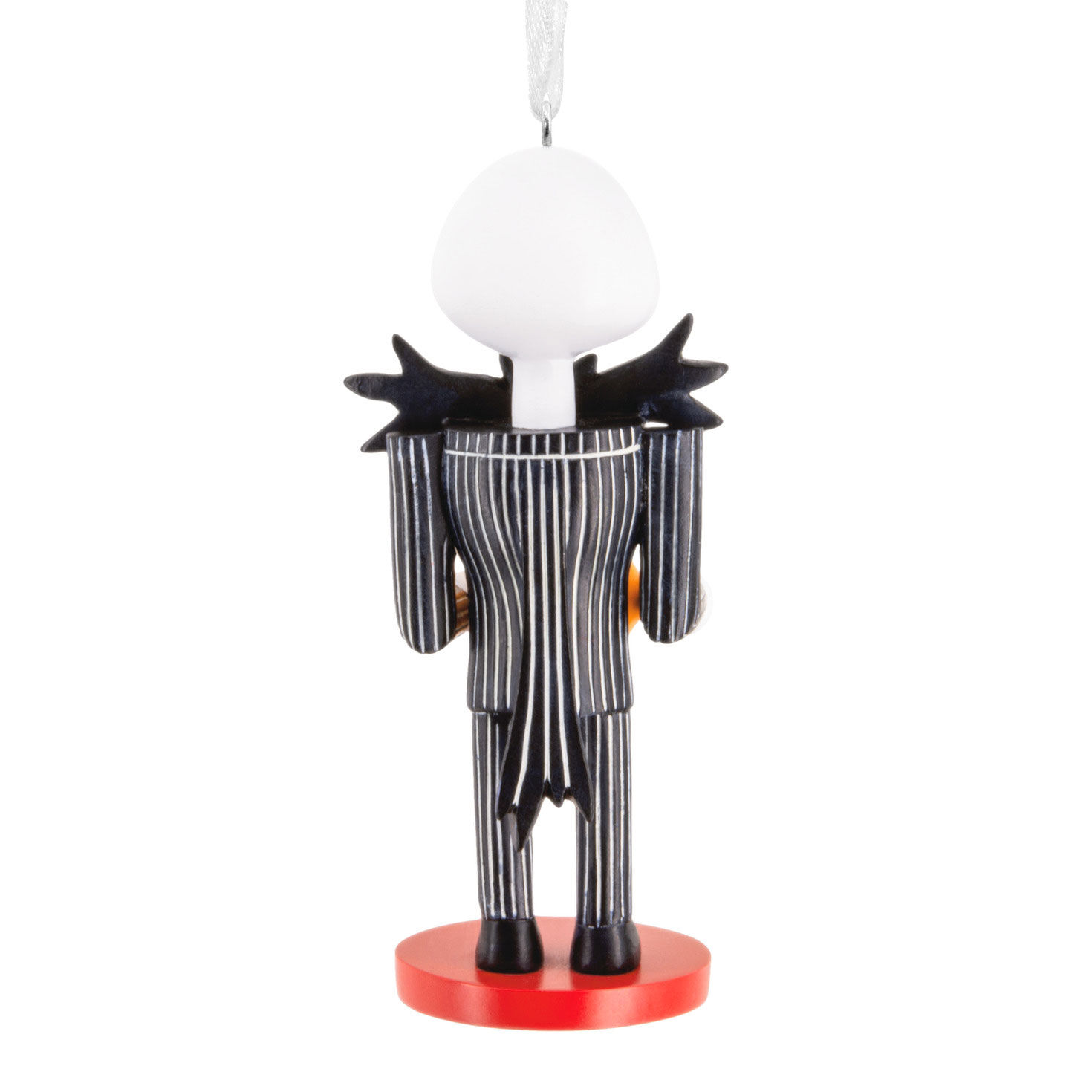 Jack Skellington Nutcracker Christmas Ornament back image number 6