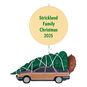 Christmas Vacation Car Personalized Ornament front image number 1