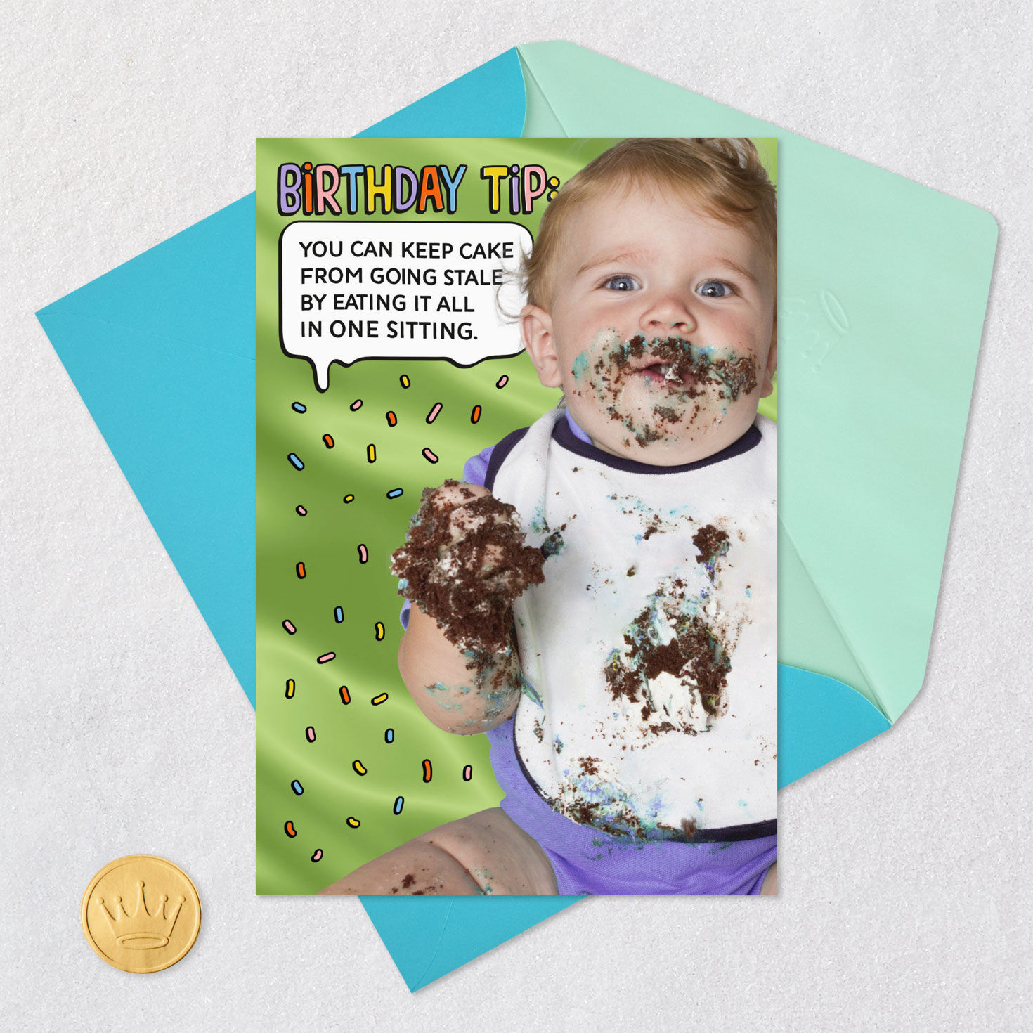 Eat Your Cake Funny Birthday Card for only USD 2.99 | Hallmark