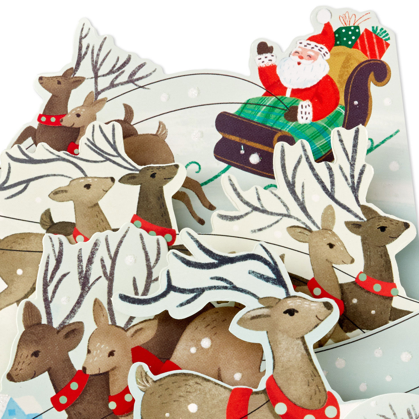Santa's Sleigh and Reindeer Boxed Christmas Cards, Pack of 8 for only USD 20.49 | Hallmark