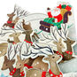 Santa and Sleigh Scene Boxed Christmas Cards Cover Detail image number 4