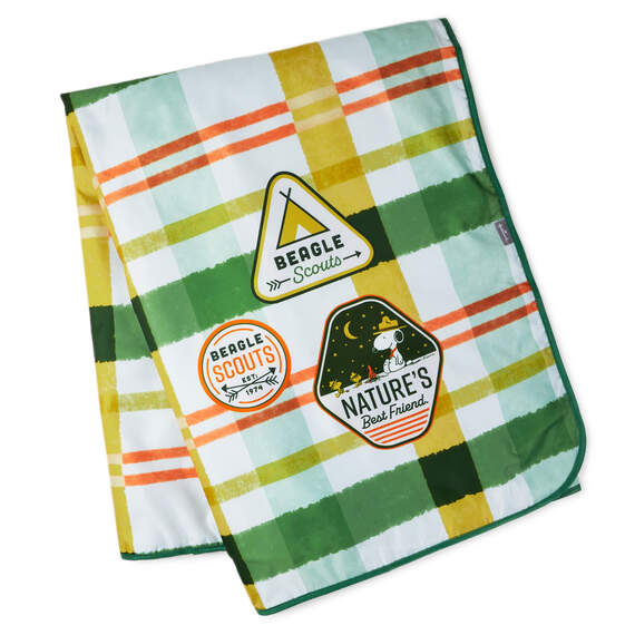 Peanuts® Beagle Scouts Picnic Blanket With Bag, , large image number 3