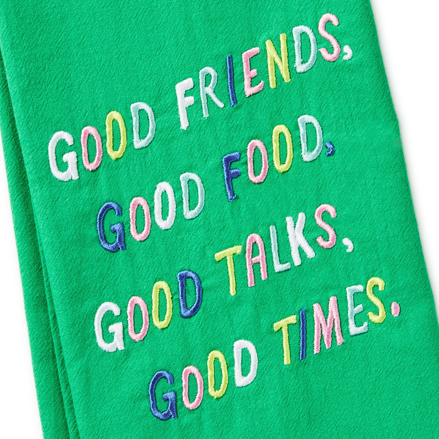 Good Things List Kitchen Towel closeup view image number 3