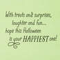 Treats and Fun Smiling Pumpkin Halloween Card, , large image number 2