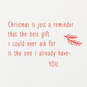 You're the Best Gift Christmas Card for Husband, , large image number 3