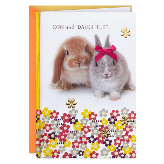 You're a Perfect Pair Easter Card for Son and Daughter-in-Law