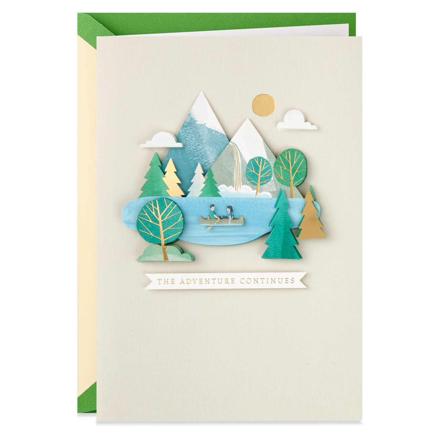 The Adventure Continues Anniversary Card for Couple
