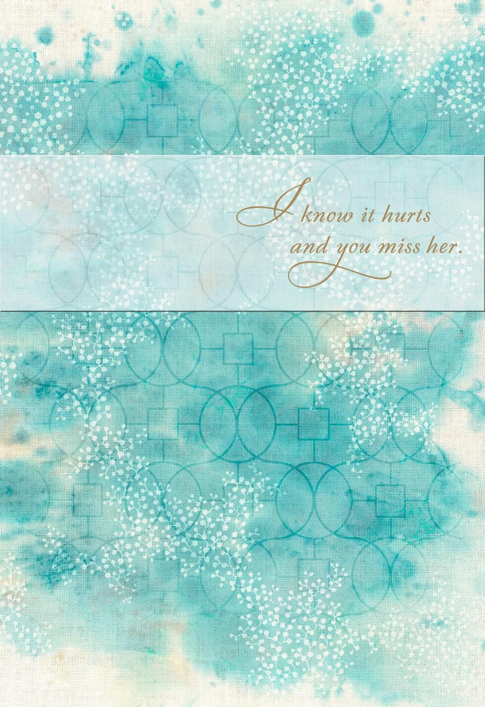 Tribute to Your Mom Sympathy Card