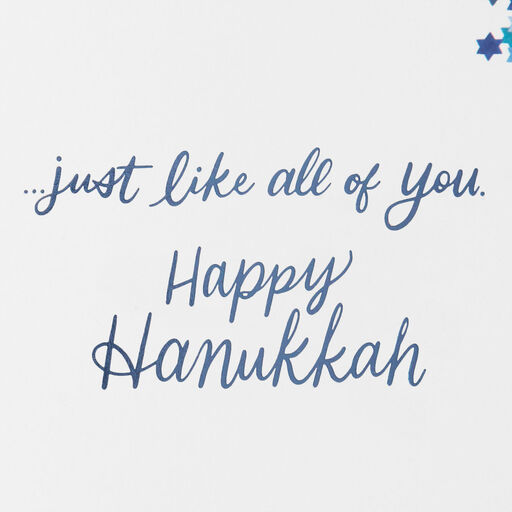 You Hold a Special Place in Our Hearts Hanukkah Card for Family, 