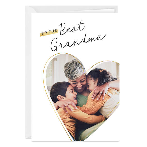 You're the Best Folded Love Photo Card, , large image number 1