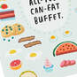 All-You-Can-Eat Buffet Funny Birthday Card, , large image number 4