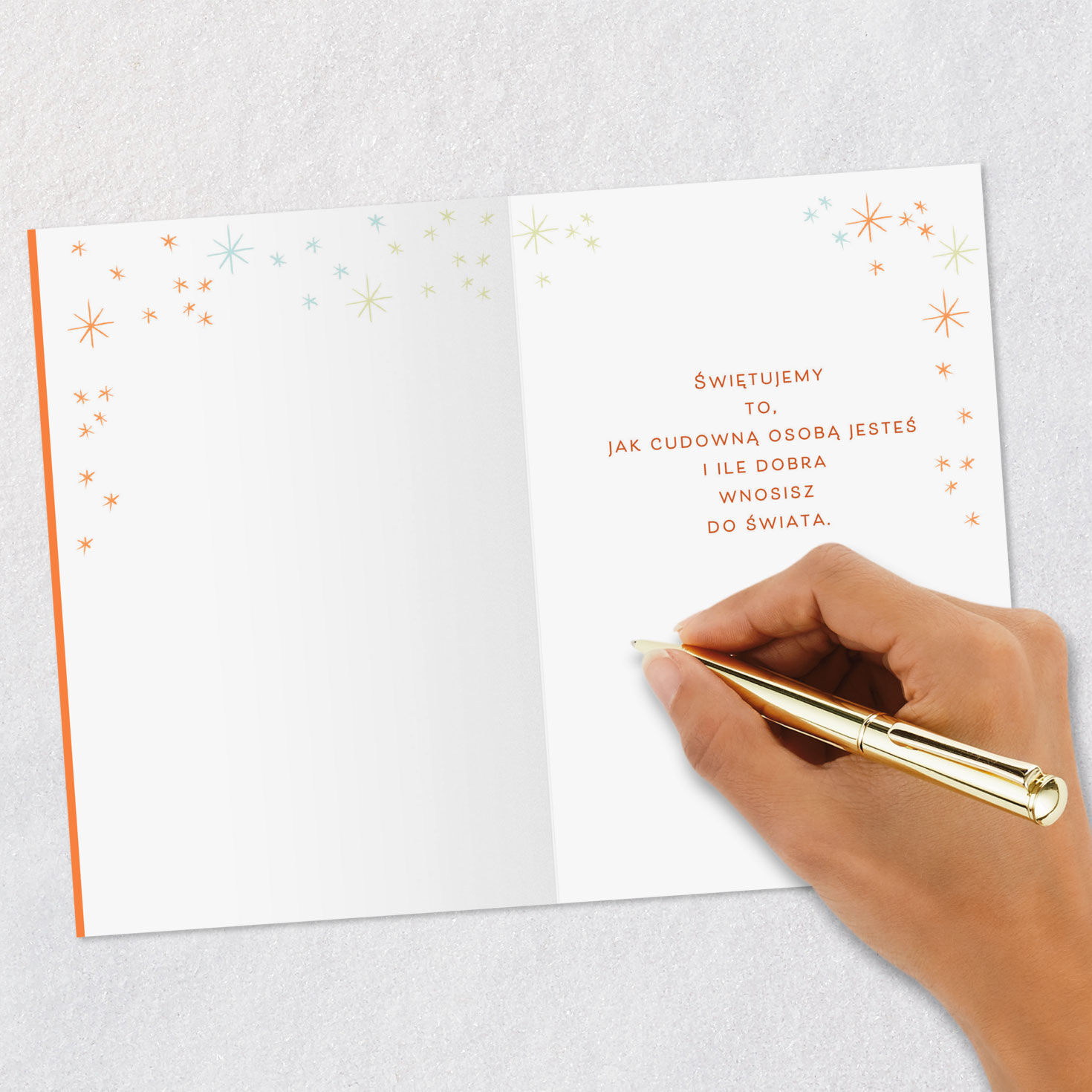 You're Wonderful Polish-Language Birthday Card, , large image number 6