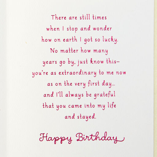 So Grateful You Came Into My Life Birthday Card for Her, 