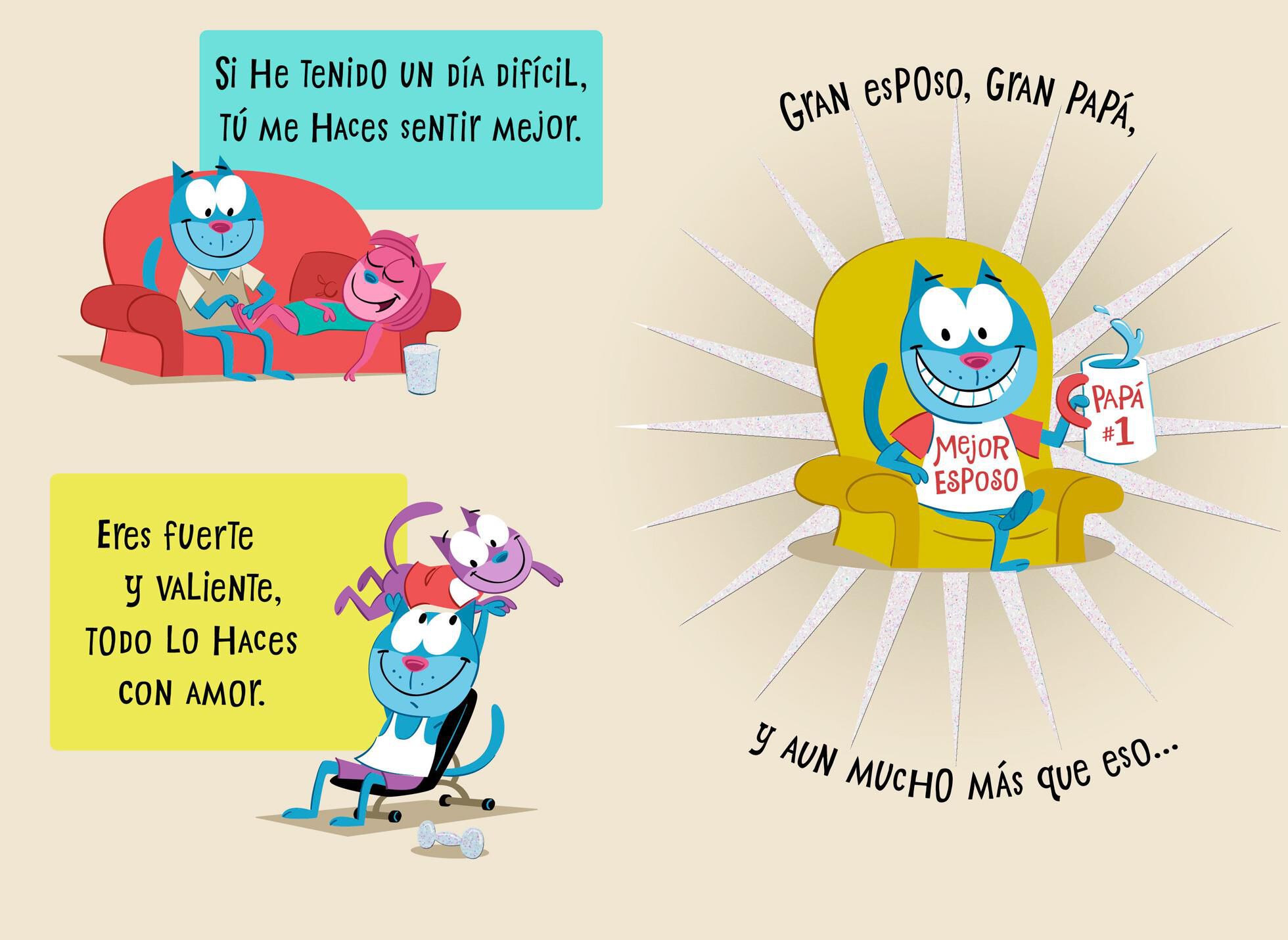 To My Amazing Husband Spanish-Language Anniversary Card