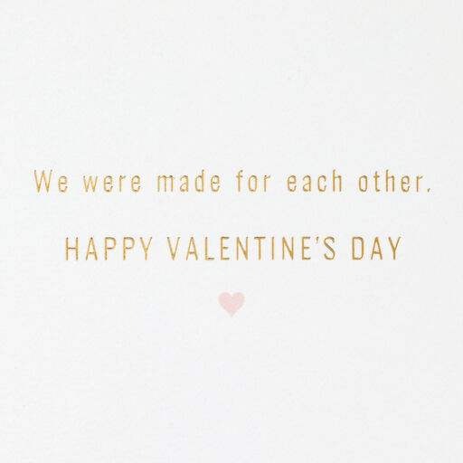 Perfect Fit Romantic Valentine's Day Card, 