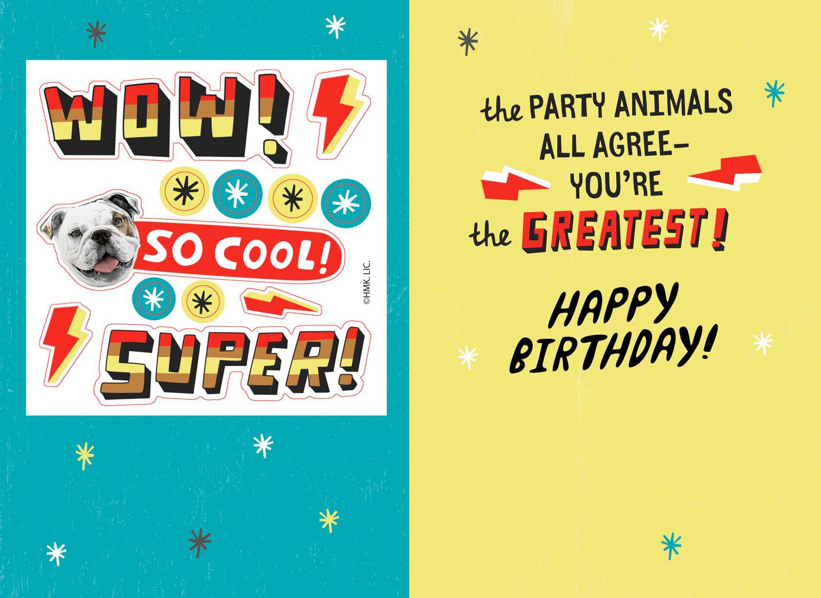 You're the Greatest Birthday Card