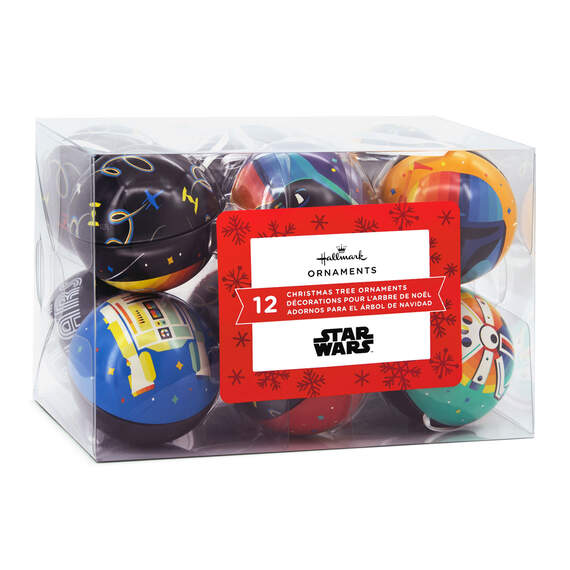 Star Wars™ Tin Ball Hallmark Ornaments, Set of 12, , large image number 4