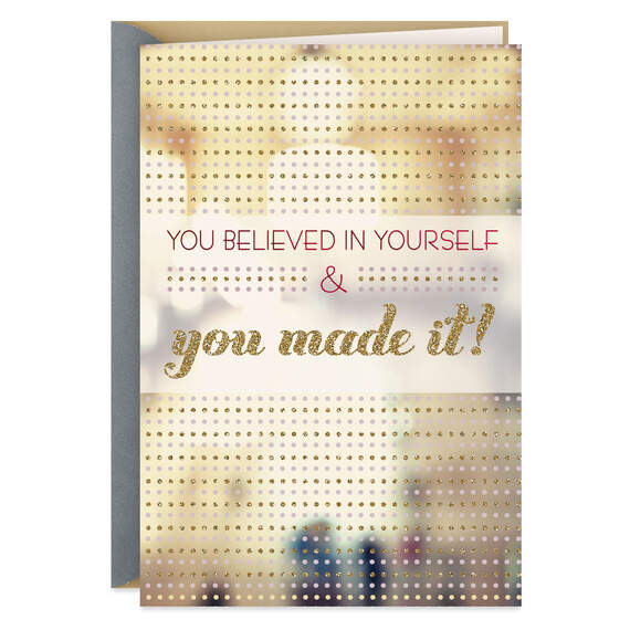 You Made It! Congratulations Card, , large image number 1