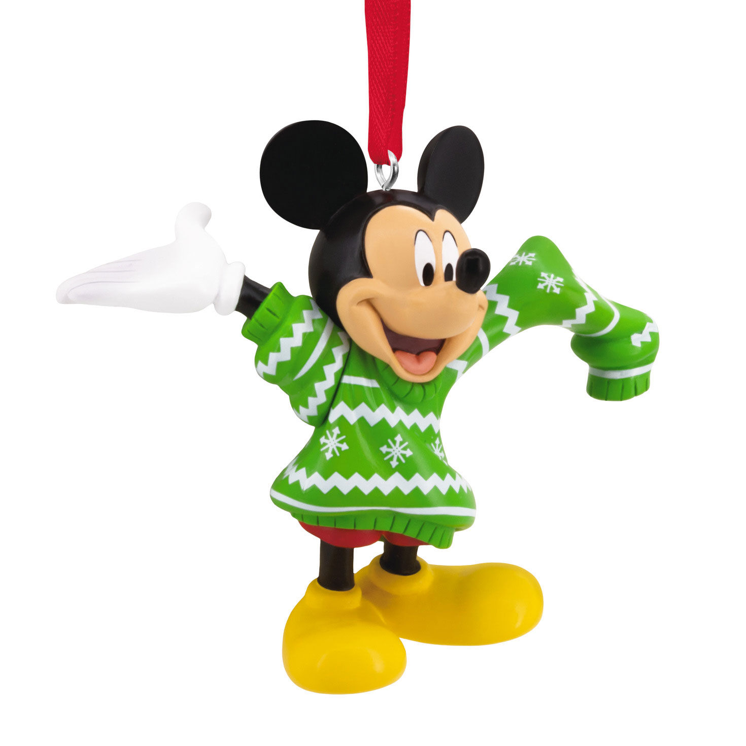 Disney Mickey Mouse in Christmas Sweater Hallmark Ornament
