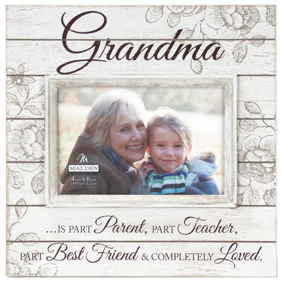 Malden Grandma Completely Loved Sunwashed Wood Photo Frame, 4x6, , large image number 1