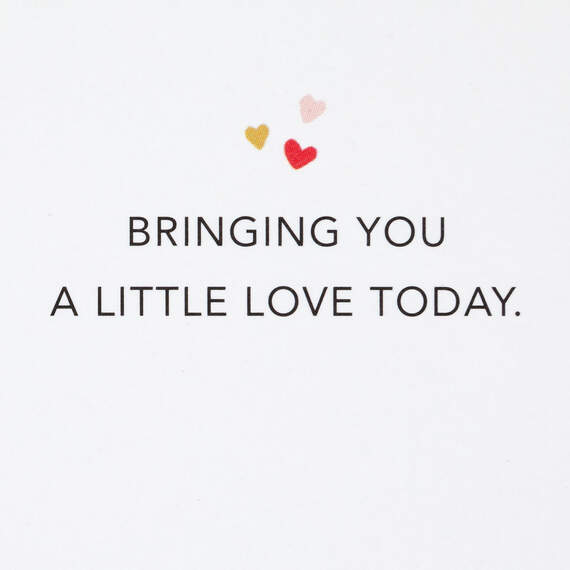 3.25" Mini Bringing You a Little Love Today Love Card, , large image number 2
