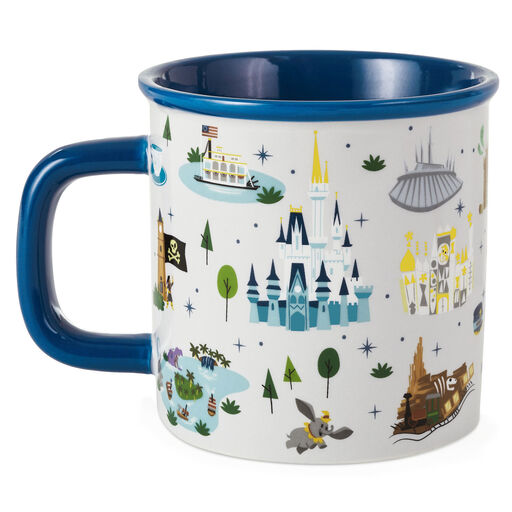 Walt Disney World 50th Anniversary Park Attractions Mug, 17 oz., 