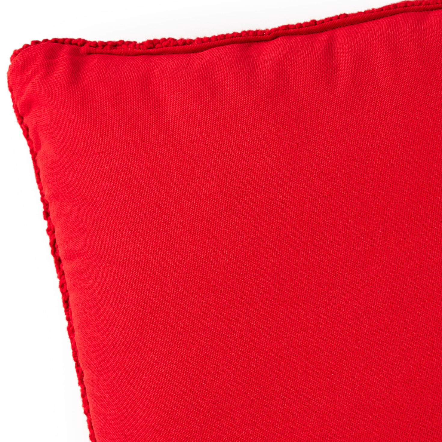 Red and White Home Alone Quote Pillow upclose view back image number 5