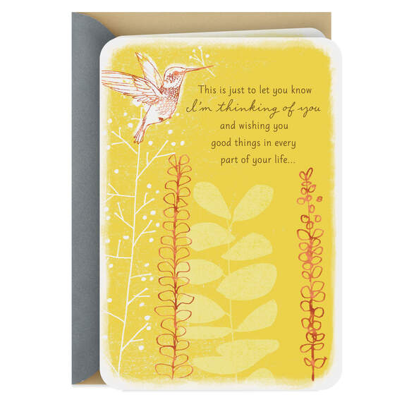Wishing You Good Things in Your Life Thinking of You Card, , large image number 1