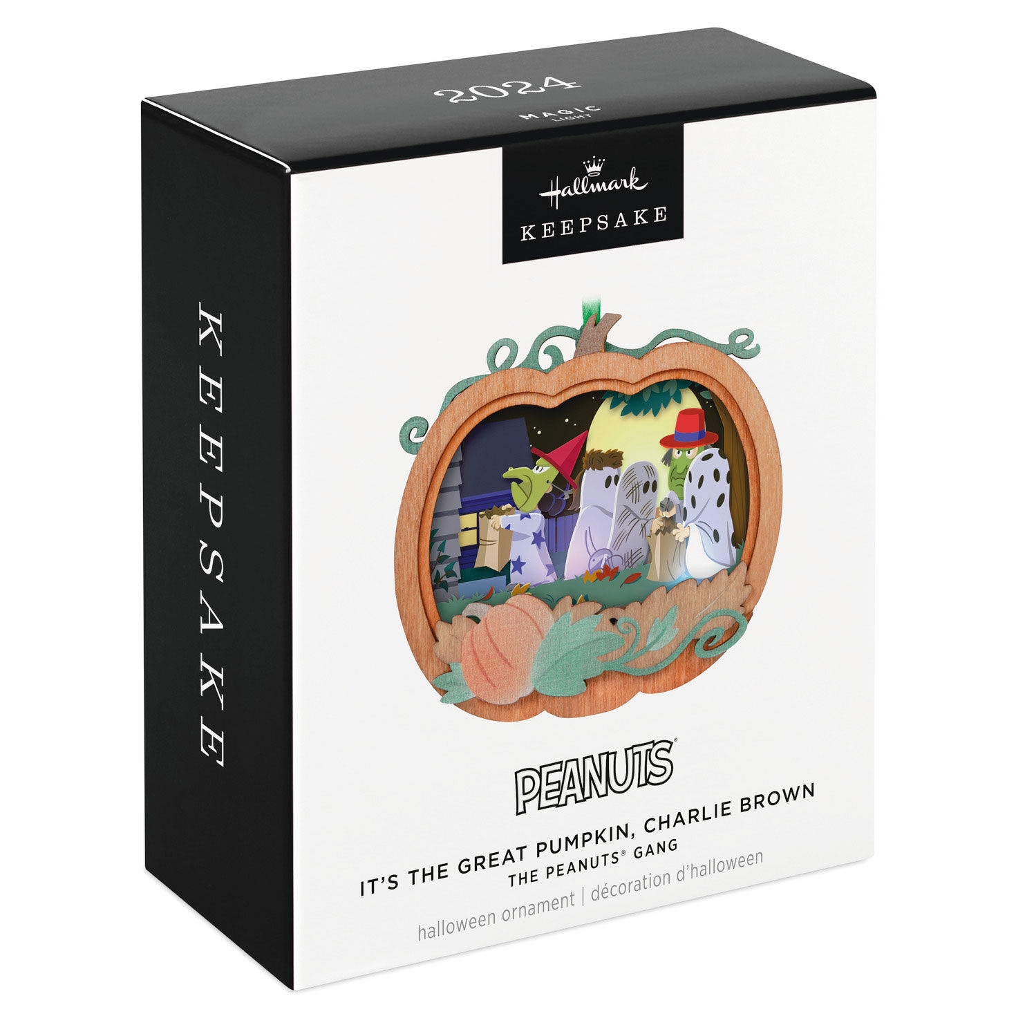 The Peanuts&reg; Gang It's the Great Pumpkin, Charlie Brown Papercraft Ornament With Light, , large image number 7