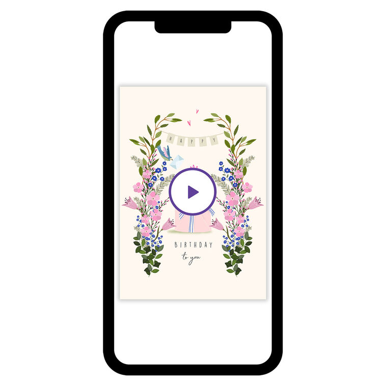 Lovely Floral Birthday eCard